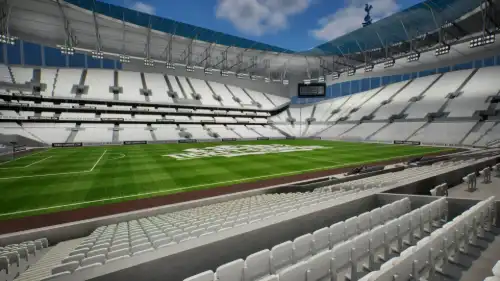 View from Section 107 at Tottenham Hotspur Stadium