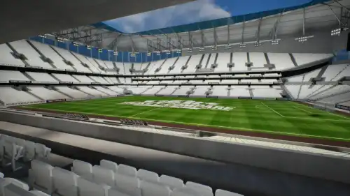 View from Section 207 at Tottenham Hotspur Stadium