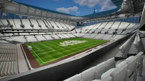 View from Section 413 at Tottenham Hotspur Stadium