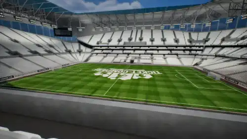 View from Section 437 at Tottenham Hotspur Stadium