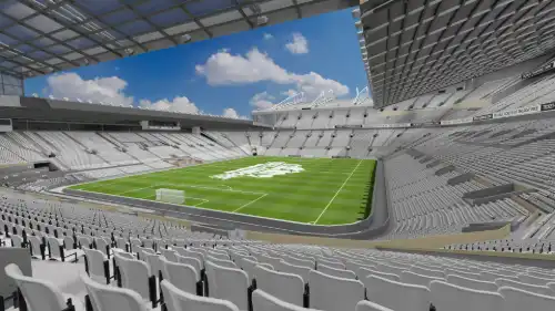 View from Section E239 at Old Trafford