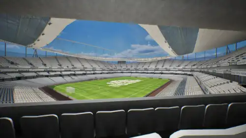 View from Section 98 VIP at Emirates Stadium