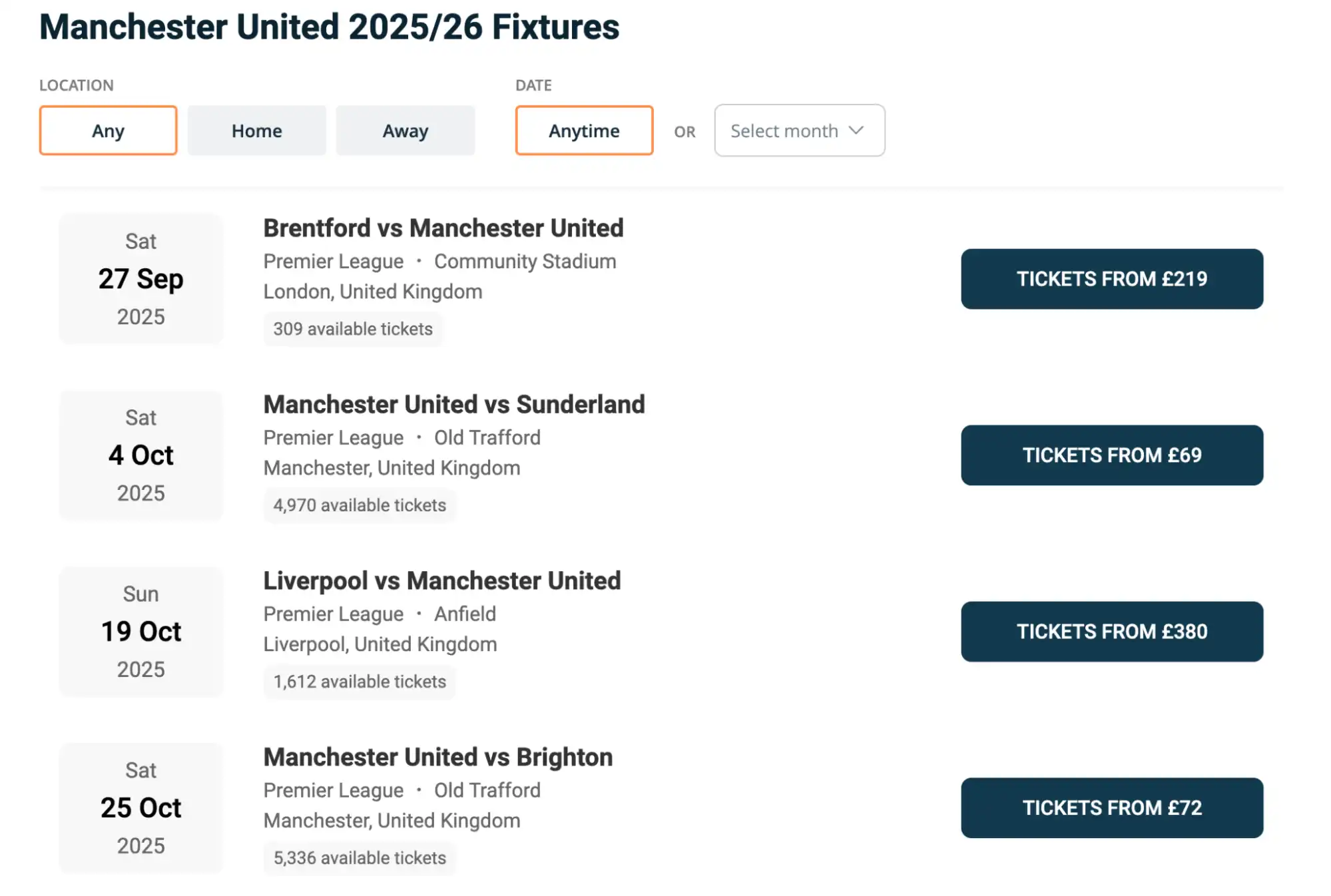 Manchecter United fixtures on www.bubbleblissbeauty.com