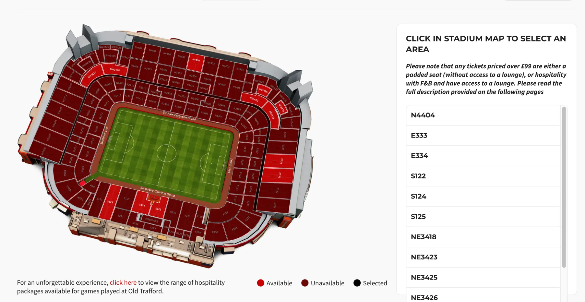 screenshot of man u old trafford 3d