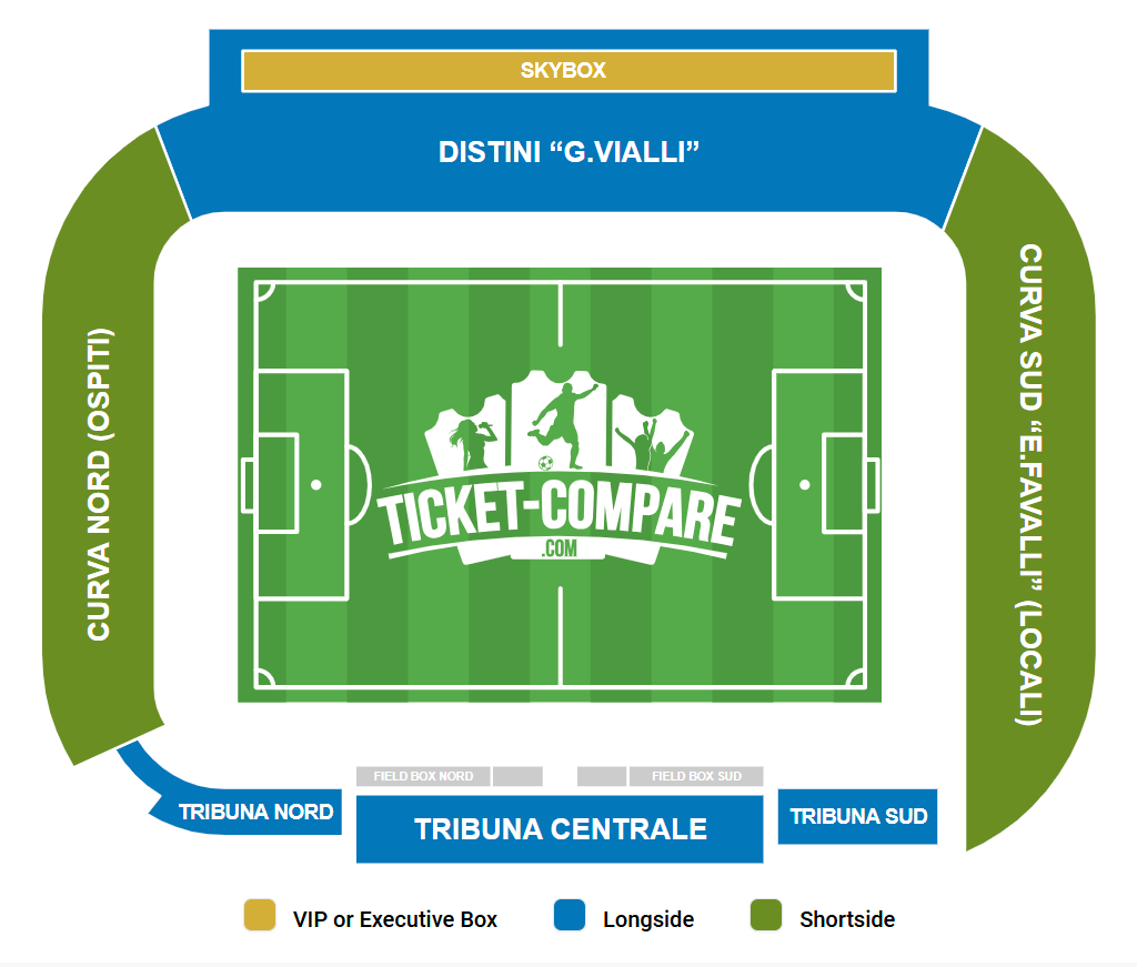 Stadio Giovanni Zini Seating Plan