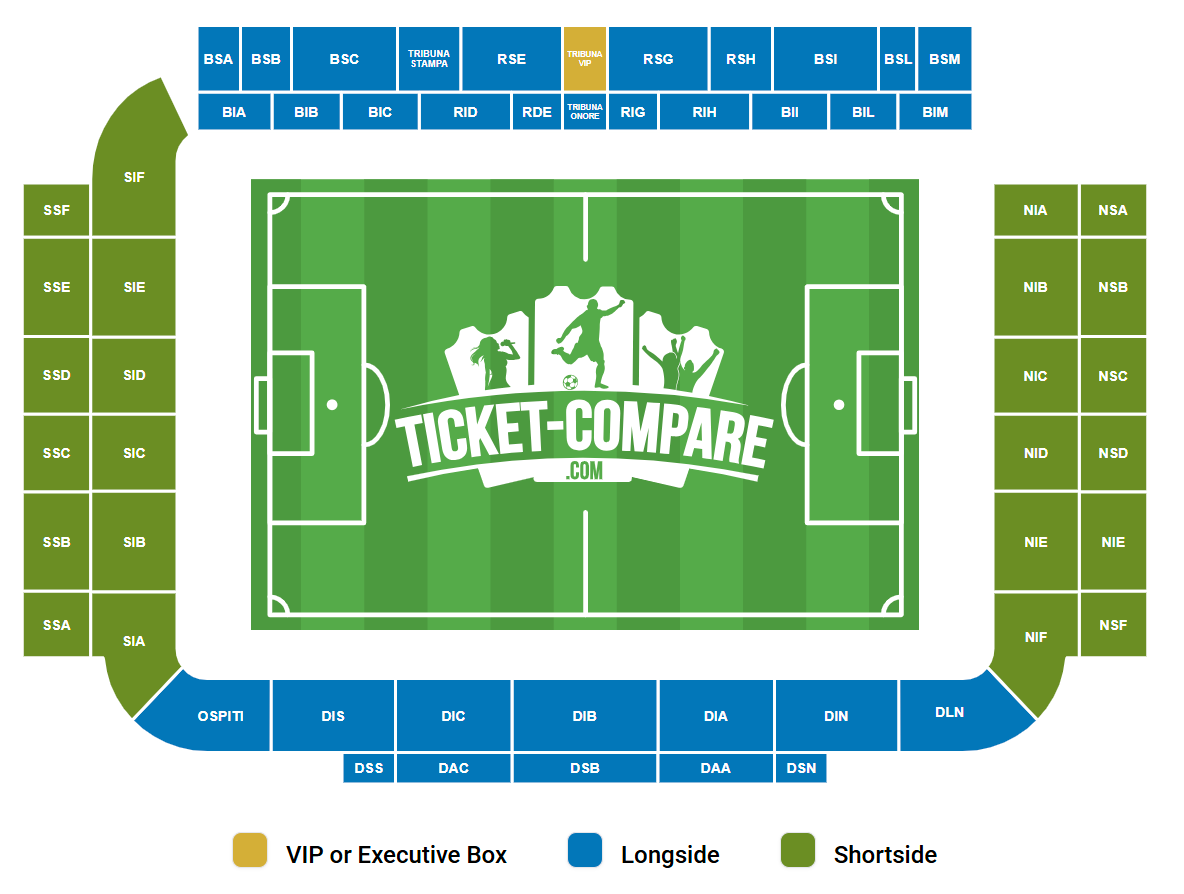 Unipol Domus Seating Plan