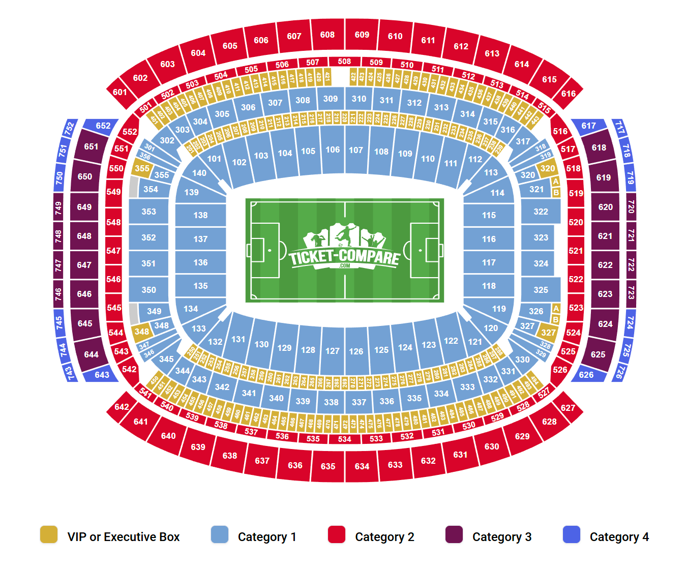 NRG Stadium Seating Plan